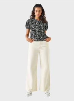 2Xtremz Printed Tie-Up Neck Top  - Image 4