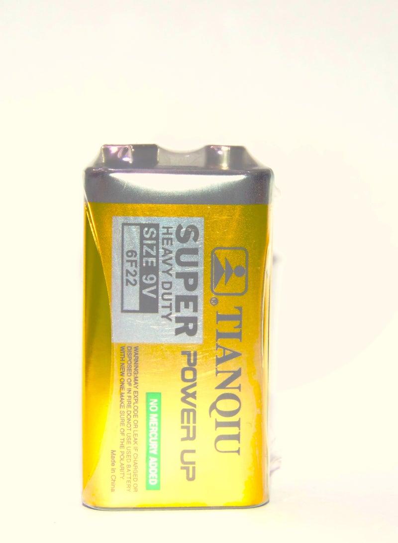 TIANQIU Tianqiu "Super Power Up" 9V Battery - Reliable and Continuous Performance (6F22)  - Image 4