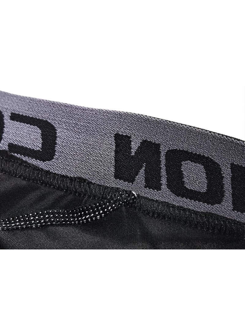 شورت ضغط سريع الجفاف أسود - Image 2