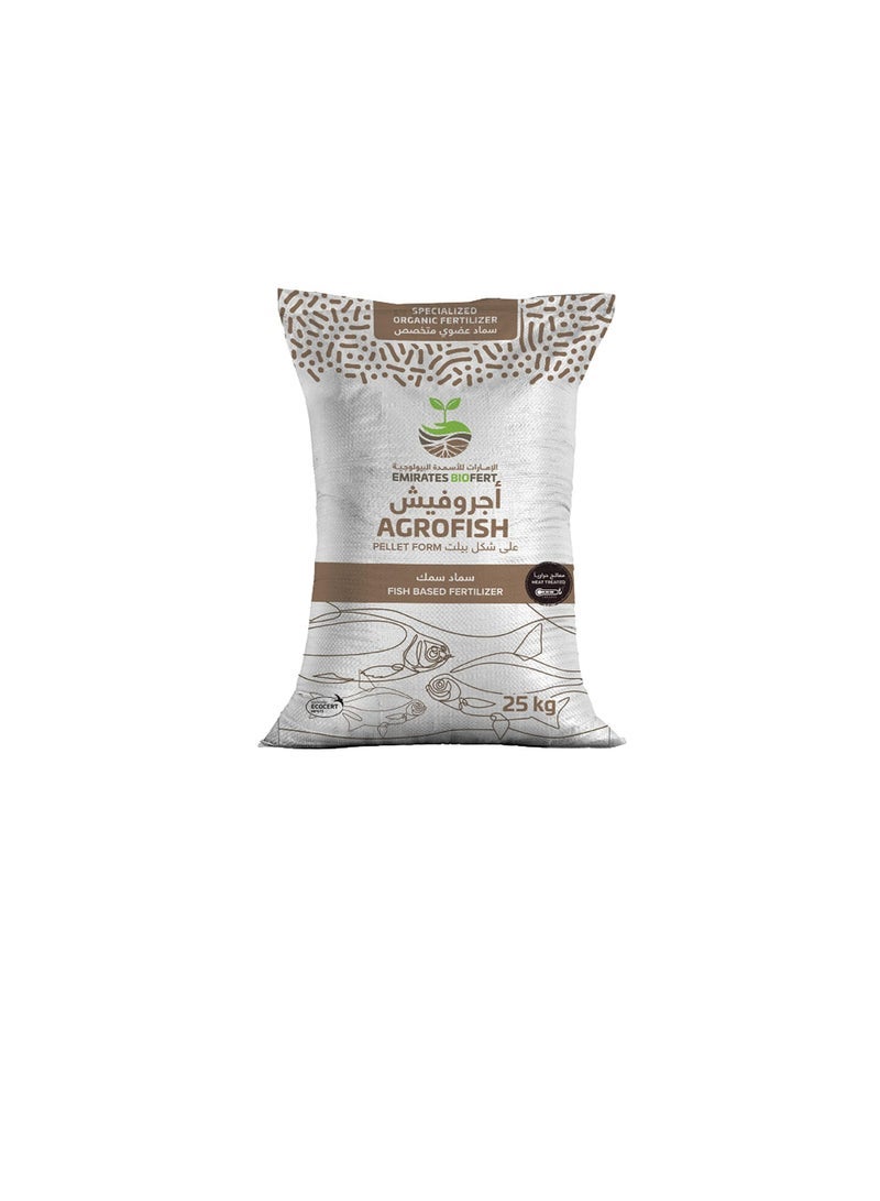 Emirates Agro Fish Manure Heat Treated UAE Ministry Approved Organic Fertilizer 25 Kgs No.1 Choice of Organic Growers - Image 2