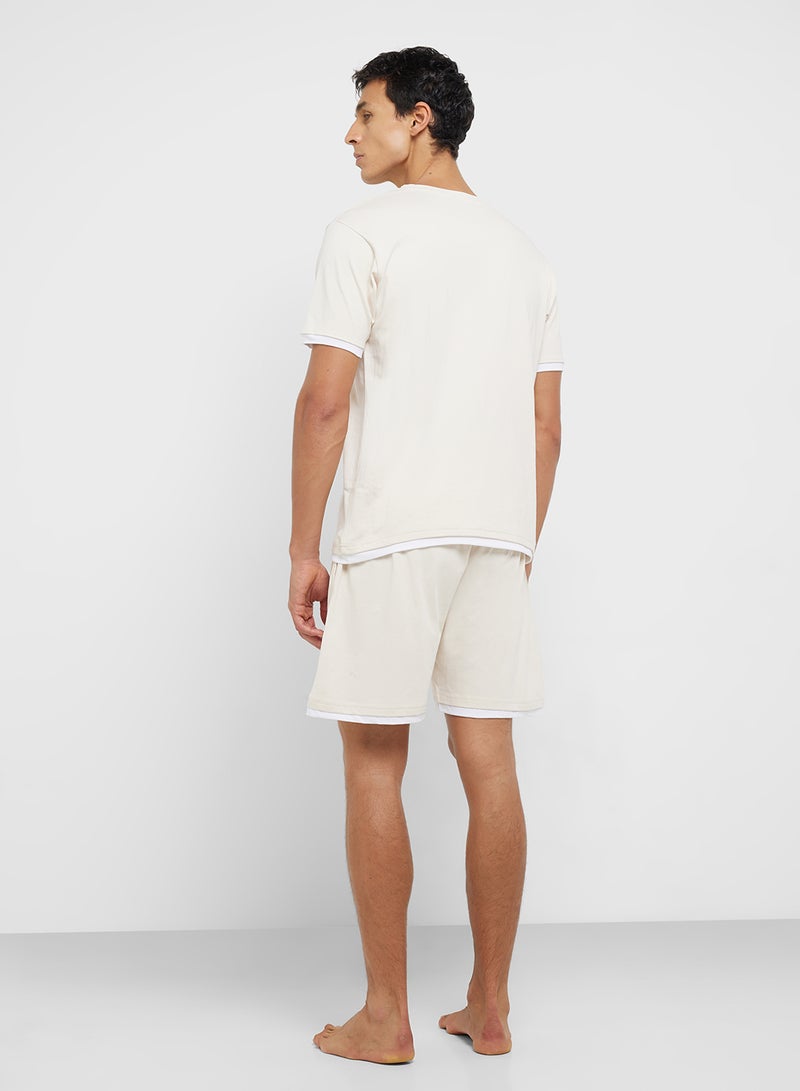 Seventy Five Nightwear T-Shirt & Shorts Set  - Image 2