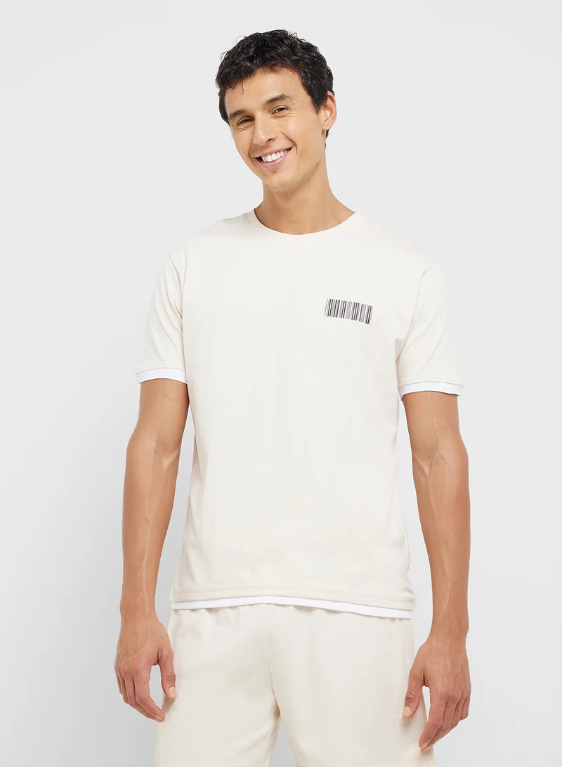 Seventy Five Nightwear T-Shirt & Shorts Set