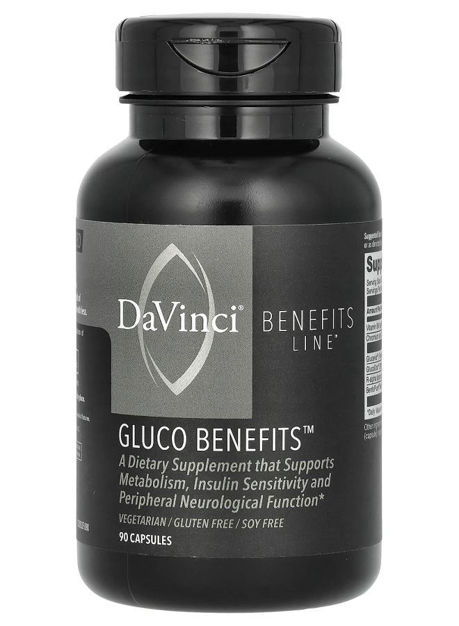 DaVinci Laboratories Benefits Line Gluco Benefits 90 Capsules