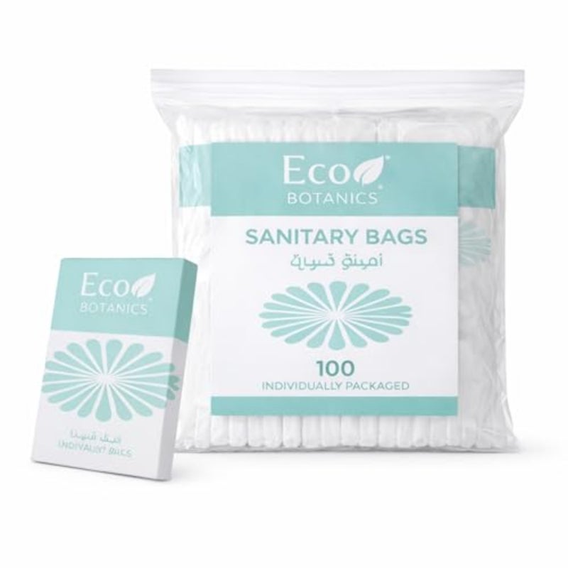 Sanitary Disposable Recycle Bags Individually Wrapped for Bathtubs Pack of 100 - Image 5