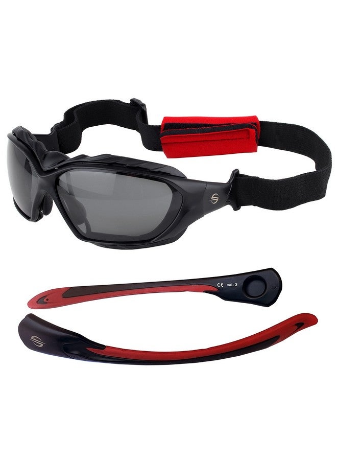 Platinum Sun Water Sport Sunglasses Floating Polarized Padded Convertible With Strap For Extreme Sports Jet Ski Goggles Uv - Image 2