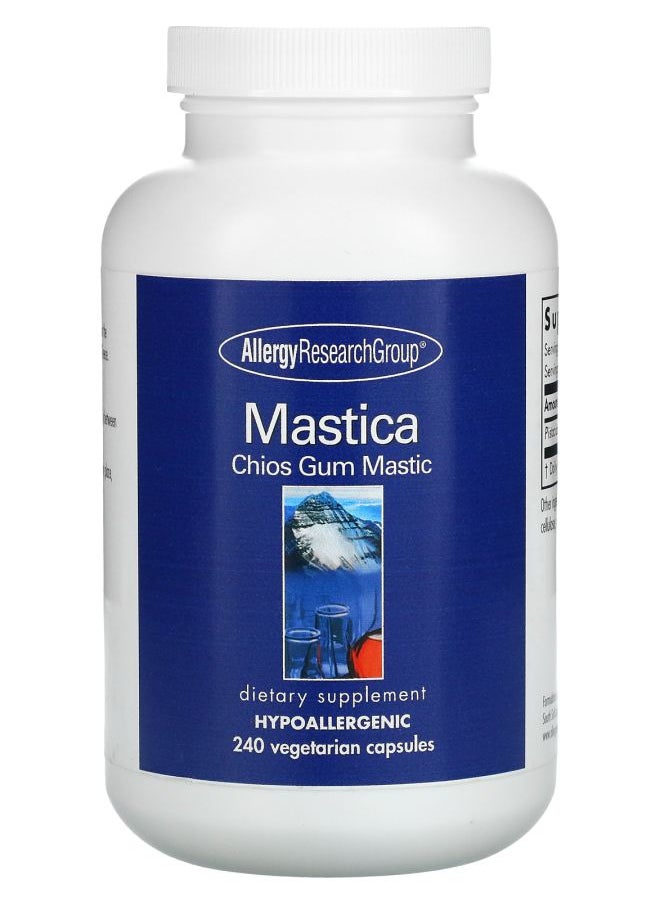 Allergy Research Group - Mastica Chios Gum Mastic 240 Vegetarian Capsules - Image 1