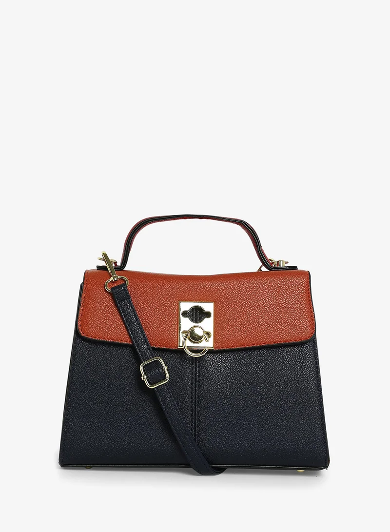 Haute Sauce  Top Handle Turn-Lock Handbag for Women | Best Price UAE