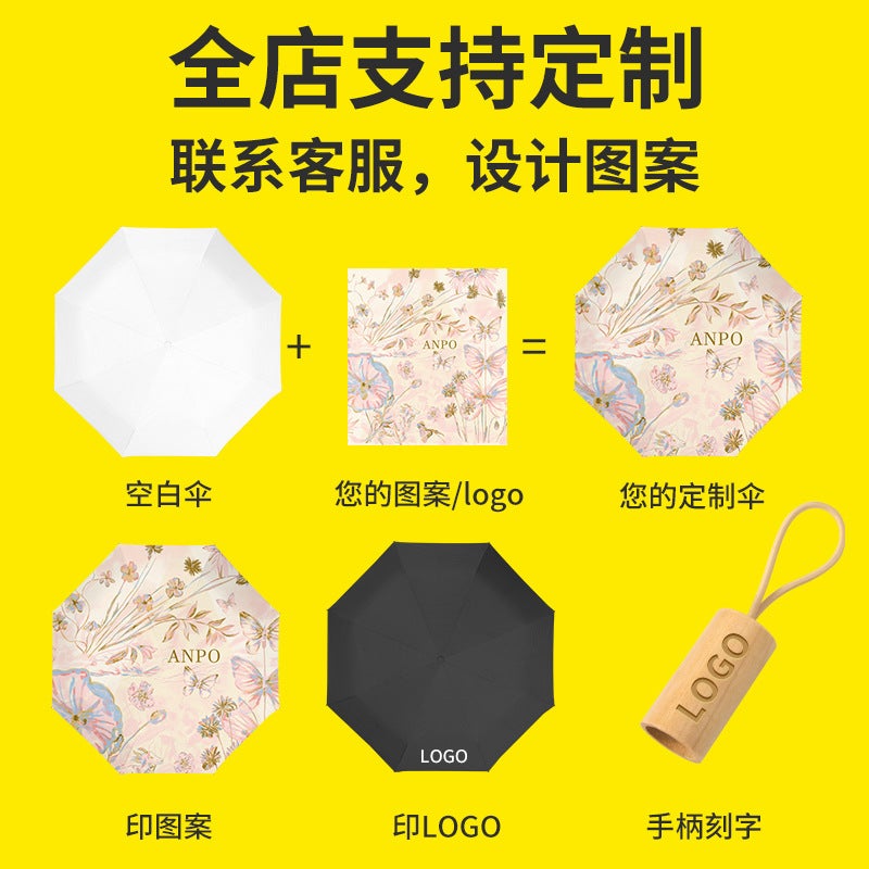 Safe Anti-Rebound Children'S Umbrella For Girls And Primary School Students School Special For Boys Sunny And Rain Dual-Purpose Folding Automatic Umbrella - Image 5
