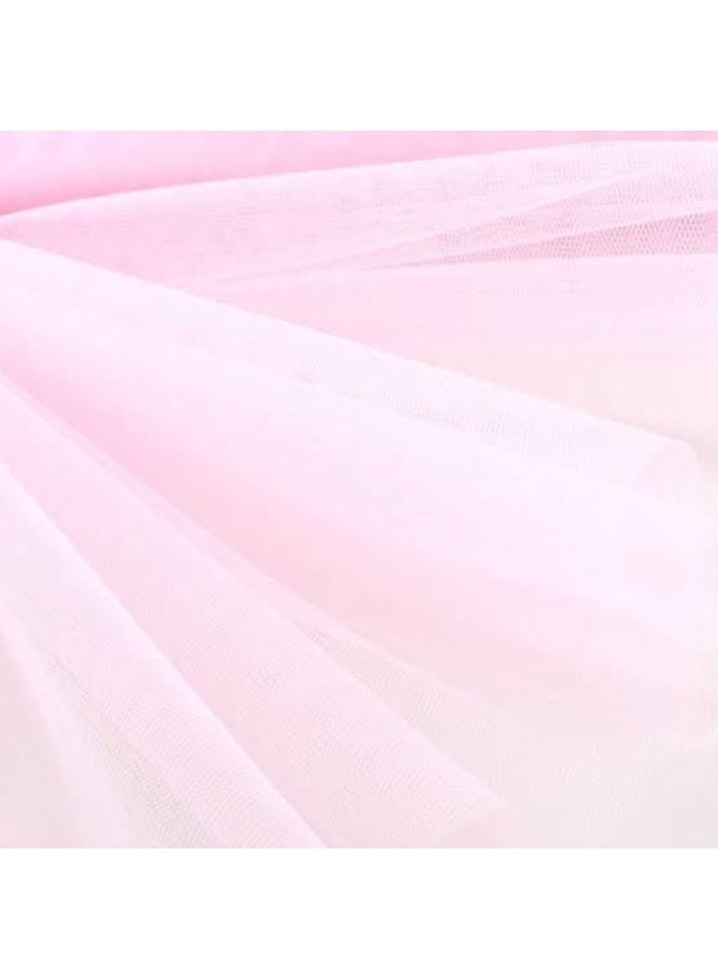 Aziz Soft Tulle Fabric – Rose (Color 158) – 5 Meters