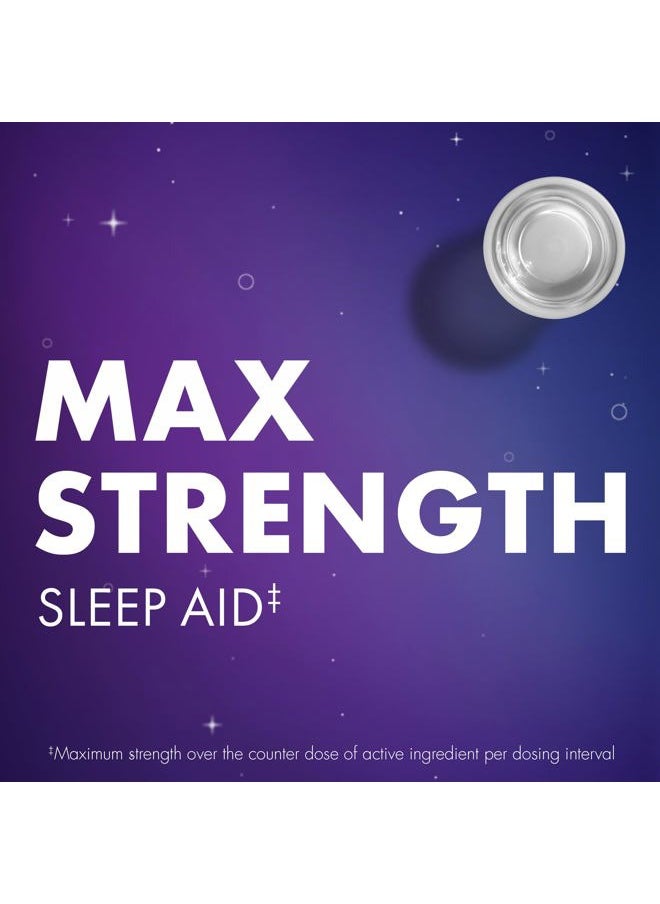 Vicks , Nighttime Sleep Aid Liquid, FREE OF Alcohol & Artificial Dyes, 50 mg Diphenhydramine HCl, No.1 Sleep Aid Brand, Fall Asleep Fast, Non-Habit Forming, Soothing Berry Flavor, 12 FL OZ  - Image 2
