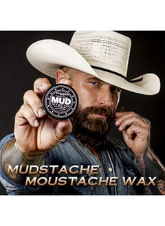 bossman Mudstache Wax Unscented Mustache Wax - Mustach Grooming Care - Strong Hold For Taming, Training And Styling (1Oz)  - Image 3
