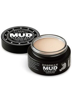 bossman Mudstache Wax Unscented Mustache Wax - Mustach Grooming Care - Strong Hold For Taming, Training And Styling (1Oz)  - Image 1