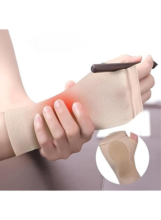 كم جل للمعصم واليد - تصميم مريح يساعد على دعم منطقة المعصم أثناء استخدام الكمبيوتر والموبايل لفترات طويلة ومناسب للاستخدام اليومي والعمل والأنشطة المختلفة (W) - Image 2