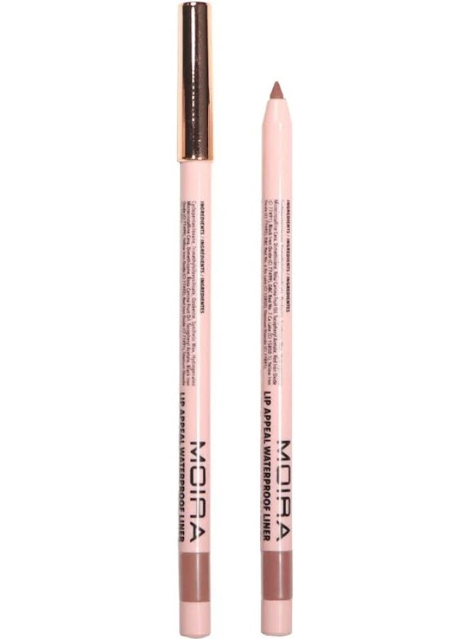 Moira Lip Appeal Waterproof Liner 004 Afterparty 0.6g - Image 3