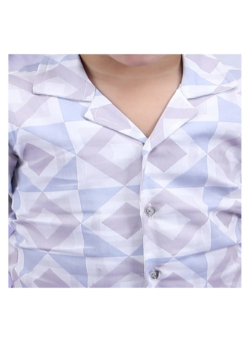 بولكاتوتس طقم منسق بأكمام نصفية من Polka Tots - أرجواني - Image 4