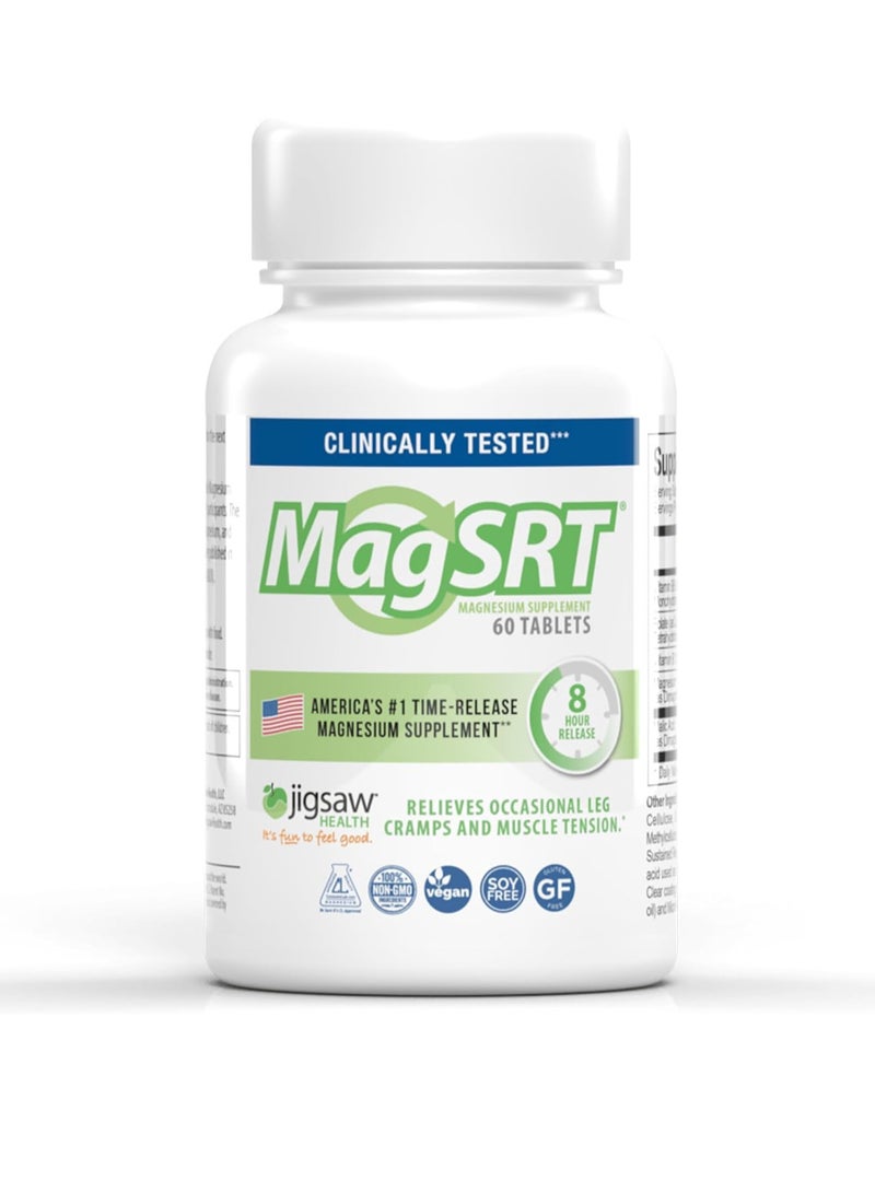 جيغسو هيلث ماج SRT مكمل المغنيسيوم ماج SRT، 60 قطعة