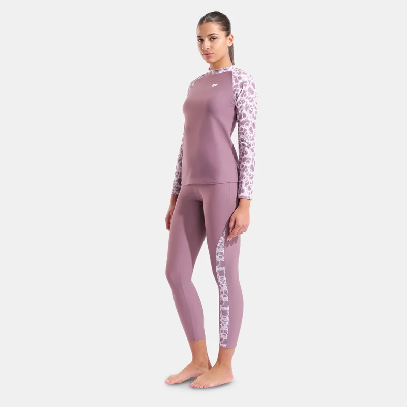 Arena Pink Women's Printed Swimming Rashguard for Women | Best Price UAE