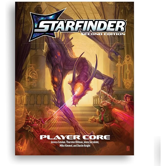 Paizo Starfinder Player Core Pocket Edition - Portable 6.7" x 8.4" Softcover Complete Rulebook, 10 Ancestries, 6 Classes - Tabletop RPG - Image 1