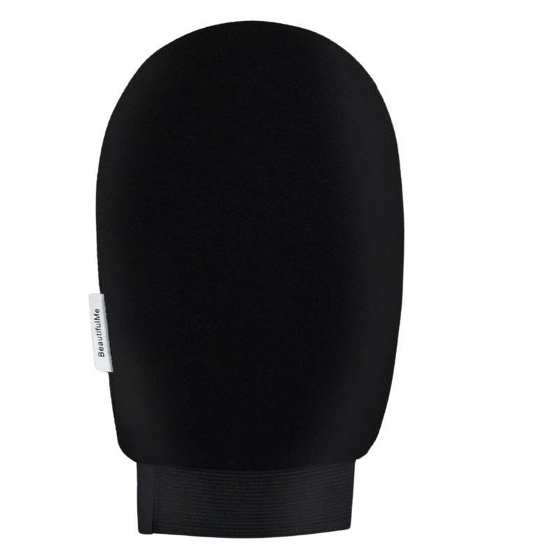 click2shop Double-Layered Exfoliating Body Glove for Smooth, Radiant Skin - Ideal for Dead Skin and Tan Removal (Black) - Image 1