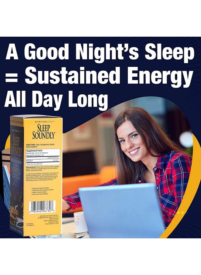 Sleep Soundly Melatonin, 2-Ounce Bottles (Pack of 3) - Image 4