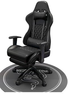 Chulovs Gaming Chair, Ergonomic Computer Gaming Chair with Footrest, Massage Lumbar Video Game Chairs, Adult Office Gamer Chair with Adjustable Seat Height and Backrest  - Image 1