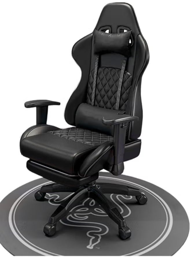 Chulovs Gaming Chair, Ergonomic Computer Gaming Chair with Footrest, Massage Lumbar Video Game Chairs, Adult Office Gamer Chair with Adjustable Seat Height and Backrest  - Image 1