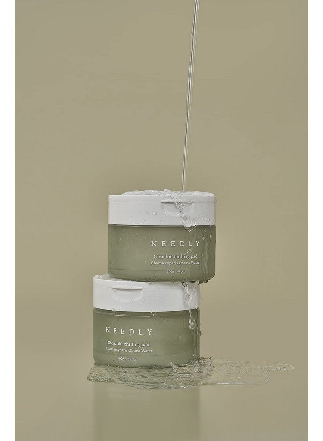 NEEDLY | Cicachid Chilling Toner Pad | Cooling & Soothing pad | Vegan Certified Cotton pad | - Image 4