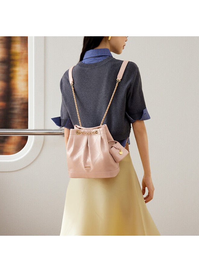 Just Star Women's Backpack New Light Luxury Versatile High-end Lightweight Commuting Travel Backpack College Student School Bag - Image 2
