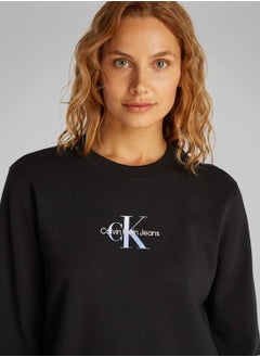 Women's Monogram Sweatshirt - Cotton, Black - pzsku/ZFF9B5249F549FC006F00Z/45/_/1738760583/fdf54e7f-a0f0-44b4-9b82-554f845151d7