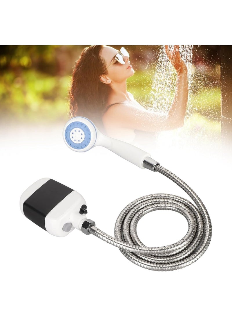 Portable Camping Shower, USB Rechargeable Outdoor Shower Pump, Electric Handheld Shower with Stainless Steel Head, Gentle Water Flow for Camping, Hiking, Travel, Beach, Pet Care & Flower Watering - Image 5