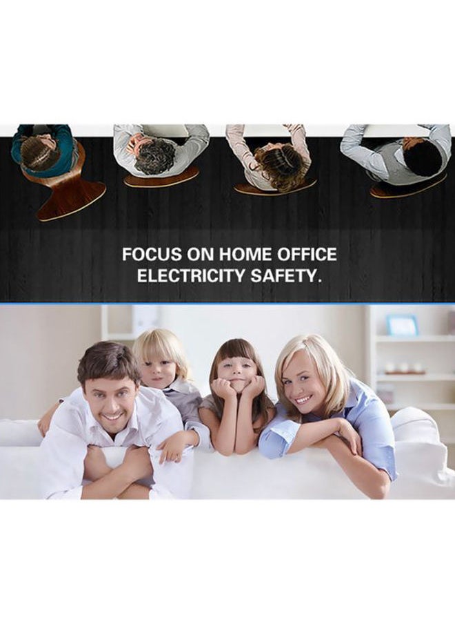 NIBEMINENT Multi-Outlet Power Strip White  - Image 3