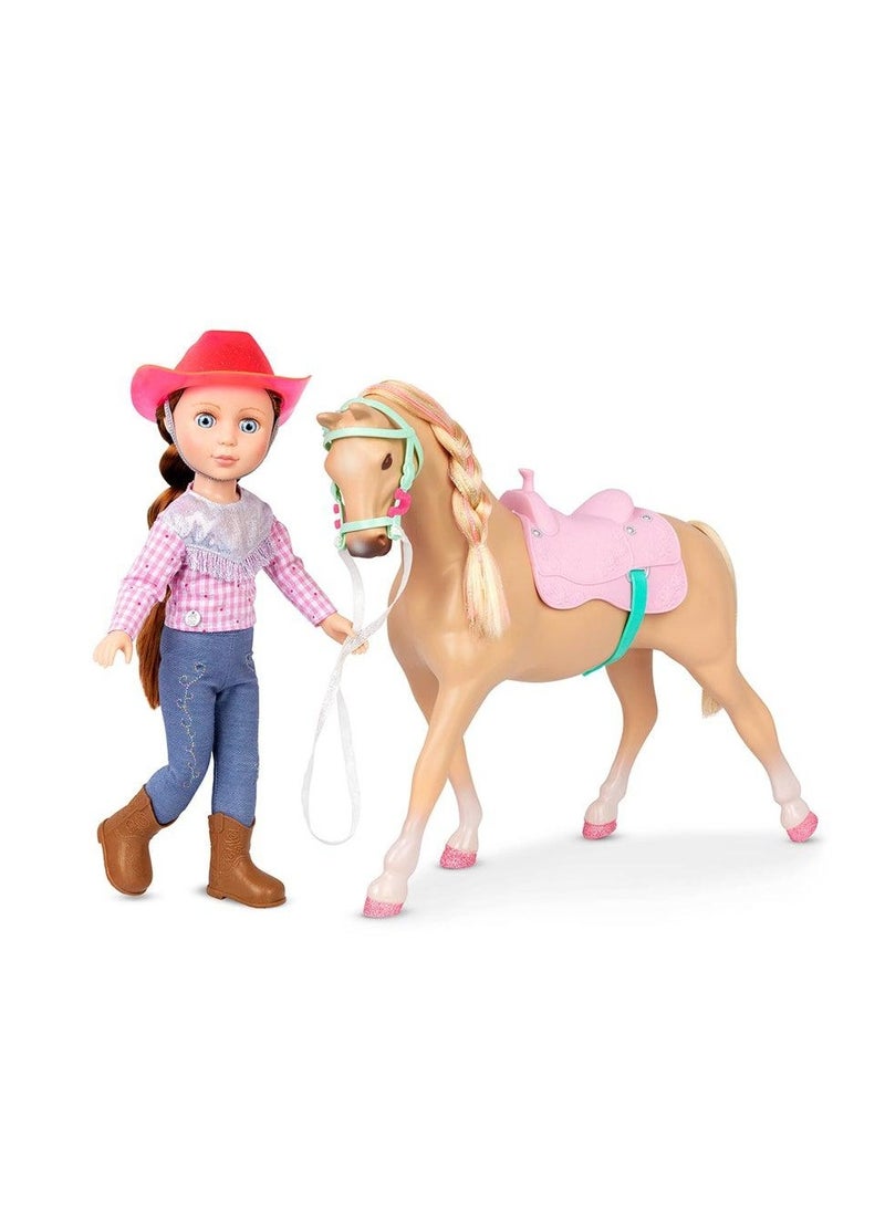 Glitter Girls Glitter Girls - Jaime & Jumper 14-inch Poseable Equestrian Doll with Horse - GG51046Z  - Image 1