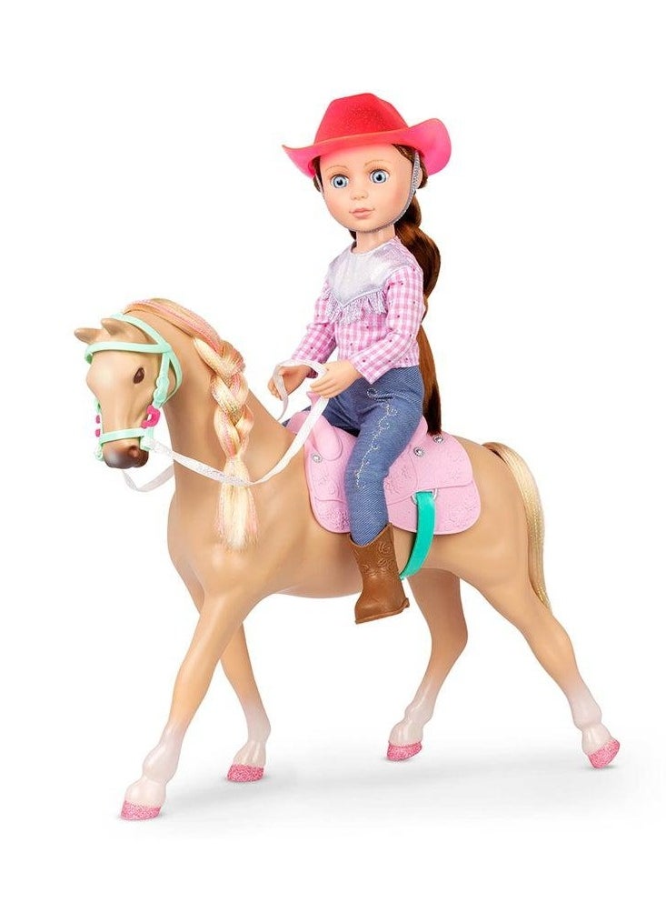 Glitter Girls Glitter Girls - Jaime & Jumper 14-inch Poseable Equestrian Doll with Horse - GG51046Z  - Image 2