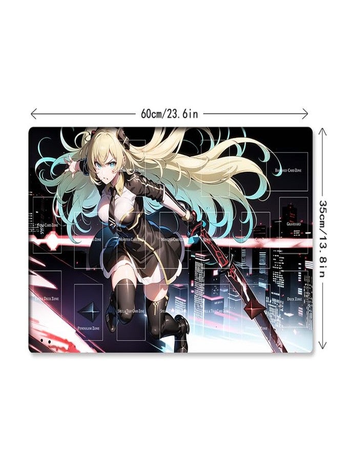 Mlikemat New Mlikemat Playmat Sky Striker Ace - Raye TCG CCG OCG Trading Card Game Mat with Zones + Free Bag (ZD014-620-A) - Image 5