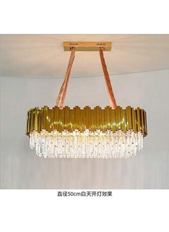 Nsxby Bedroom Dining Living Room Lights, Duplex Building Villa, E14 Nordic Light Luxury Crystal Chandelier Lights, Modern Plated Gold Crystal Chandelier-Electroplating Gold 80 * 30 * 35Cm - pzsku/ZFF9BBFBA1C1954D1B244Z/45/_/1722969766/736a3b39-93a5-49d5-905d-5c402a2ba3fb