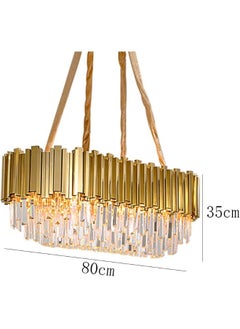 Nsxby Bedroom Dining Living Room Lights, Duplex Building Villa, E14 Nordic Light Luxury Crystal Chandelier Lights, Modern Plated Gold Crystal Chandelier-Electroplating Gold 80 * 30 * 35Cm - pzsku/ZFF9BBFBA1C1954D1B244Z/45/_/1722969769/70cfdcae-f477-46e4-ac7a-86e9bc698be0