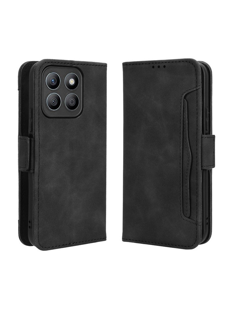 General Wallet Case for Honor X8b - Vintage Leather Book Case with Card Holder, Kickstand, Magnetic Closure - Flip Case Cover for Honor X8b  - Image 1