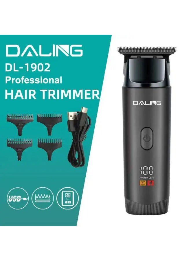 DALING DL-1902 Hair Clipper Barber Supplies Professional Men Hair Machine Trimmer High Speed LCD Display Clippe - Image 1