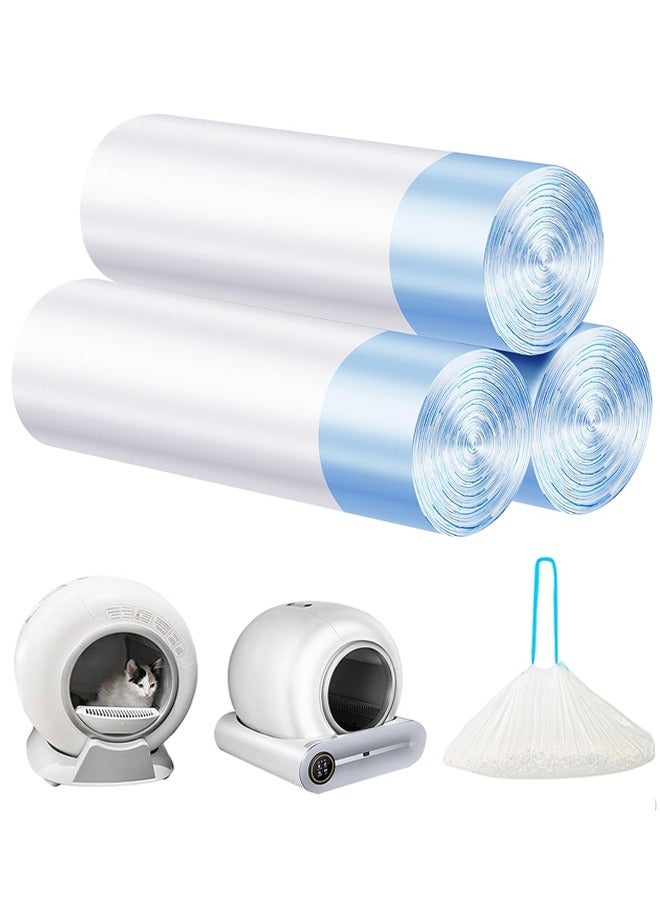 Cat Litter Bags 45 Count,19.68in x 17.71in Large Extra Cat Litter Liners with Drawstring, Heavy Duty Scratch Resistant Bags and Leak Proof Litter Tray Bags for Pet - Image 1