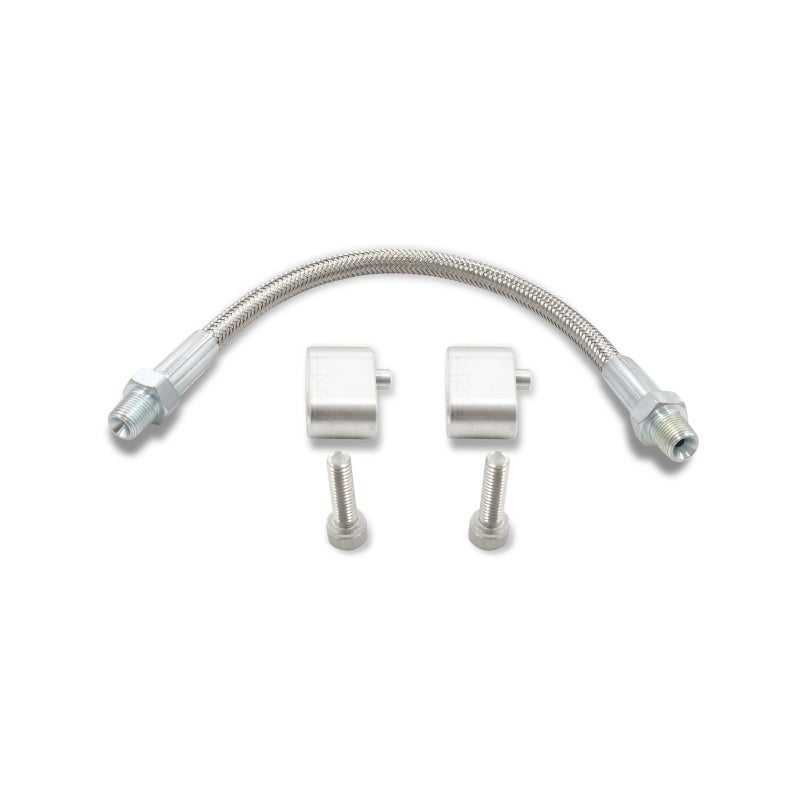 LS Engine 3-Bolt DBC DBW Gen 3 Throttle Body Bypass Aluminum Braided Hose Kit Coolant Crossover Steam Tube LSX LS1 LM7 LR4 LQ4 LS6 L59 LQ9 LM4 L33 551694H - Image 3