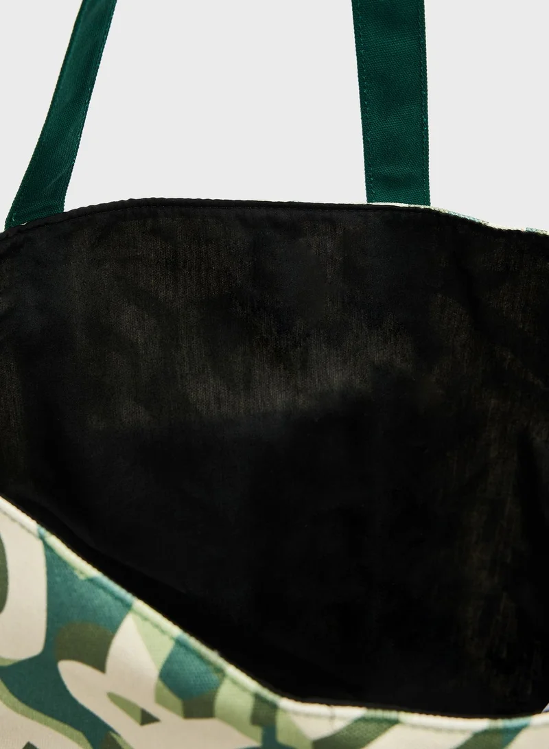 HUF Logo Printed Tote