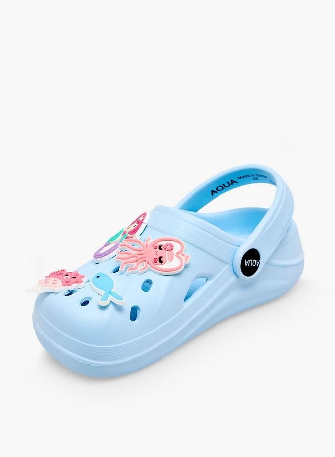 Aqua Girls Sea Creatures Jibbitz Clogs - Image 4