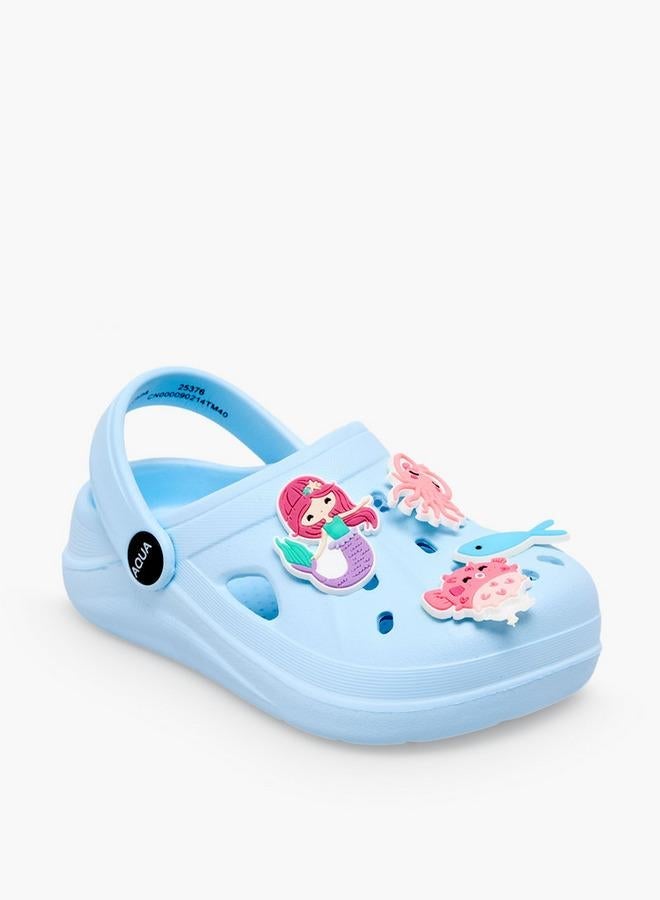 Aqua Girls Sea Creatures Jibbitz Clogs - Image 2