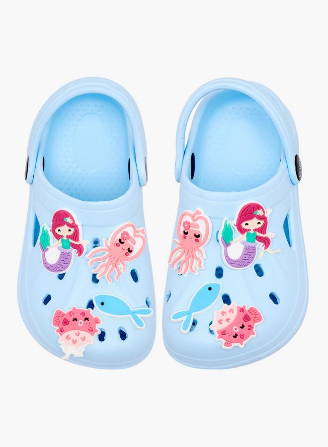 Aqua Girls Sea Creatures Jibbitz Clogs - Image 3