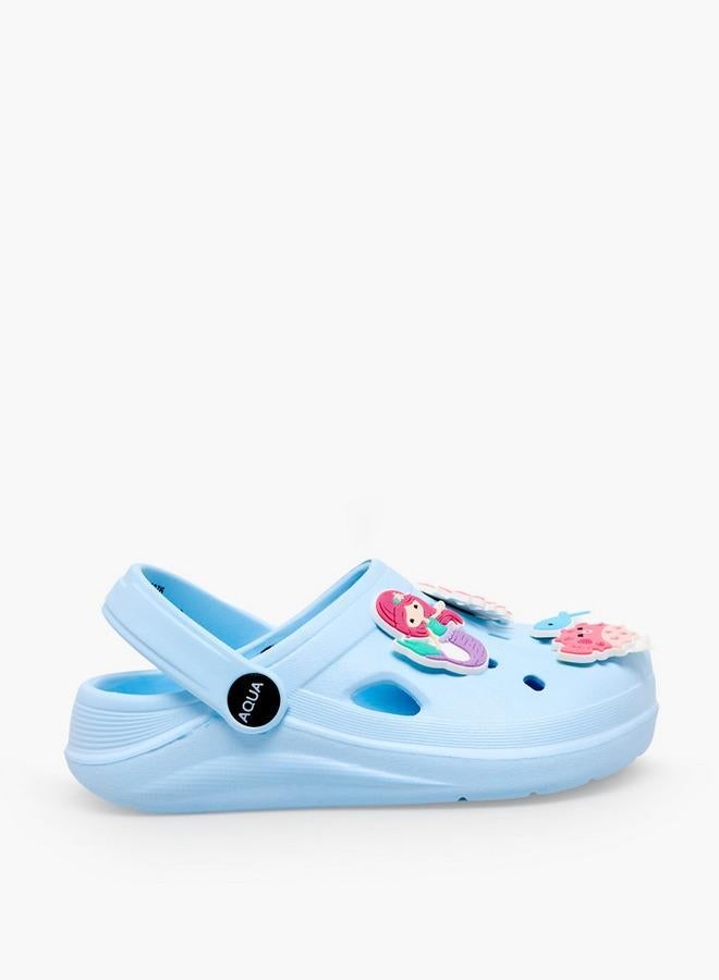 Aqua Girls Sea Creatures Jibbitz Clogs - Image 1