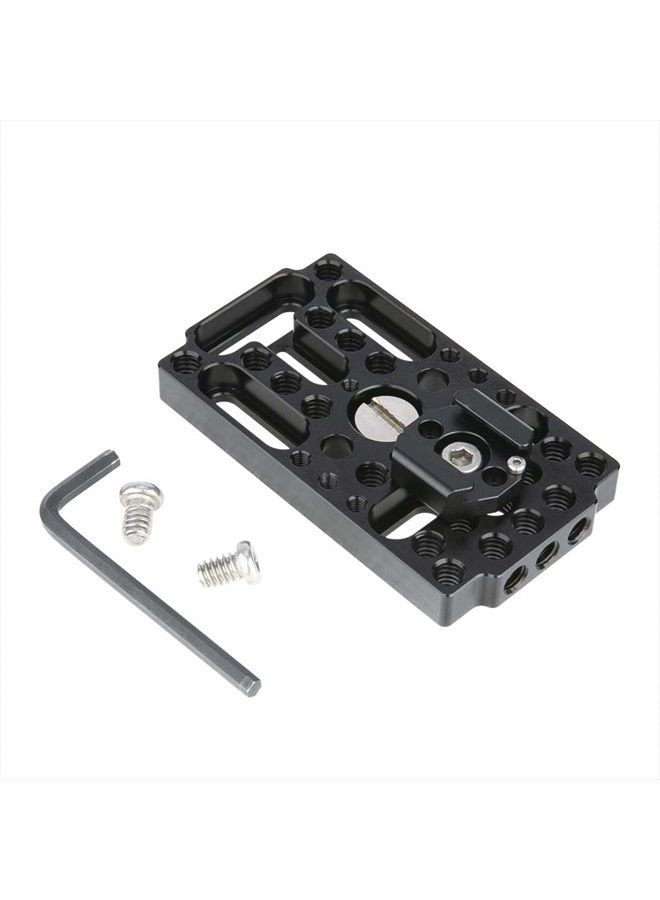 NICEYRIG Multifunctional Camera Cheese Easy Plate with Cold Shoe Mount for Railblocks, Dovetails and Short Rods  - Image 1