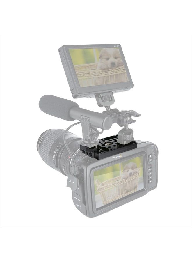 NICEYRIG Multifunctional Camera Cheese Easy Plate with Cold Shoe Mount for Railblocks, Dovetails and Short Rods  - Image 5