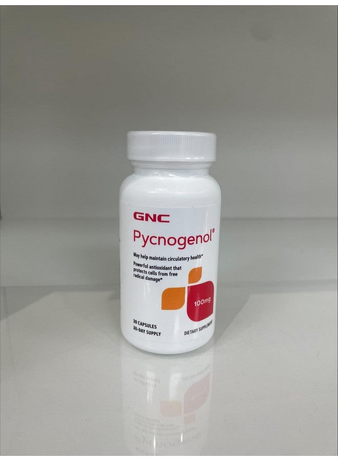 GNC Pycnogenol 100Mg 30 Capsules Maintains Circulatory Health - Image 3