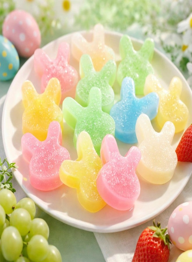 LLPMutu 2PCS Bunny Silicone Mold Easter Rabbit Silicone Mold Bunny Ice Cube Trays Easter 15 Cavity Bunny Chocolate Molds Silicone Easter Mold Easter Candy Mold for Chocolate Candy Ice Cube Wax Cupcake Decor - Image 2