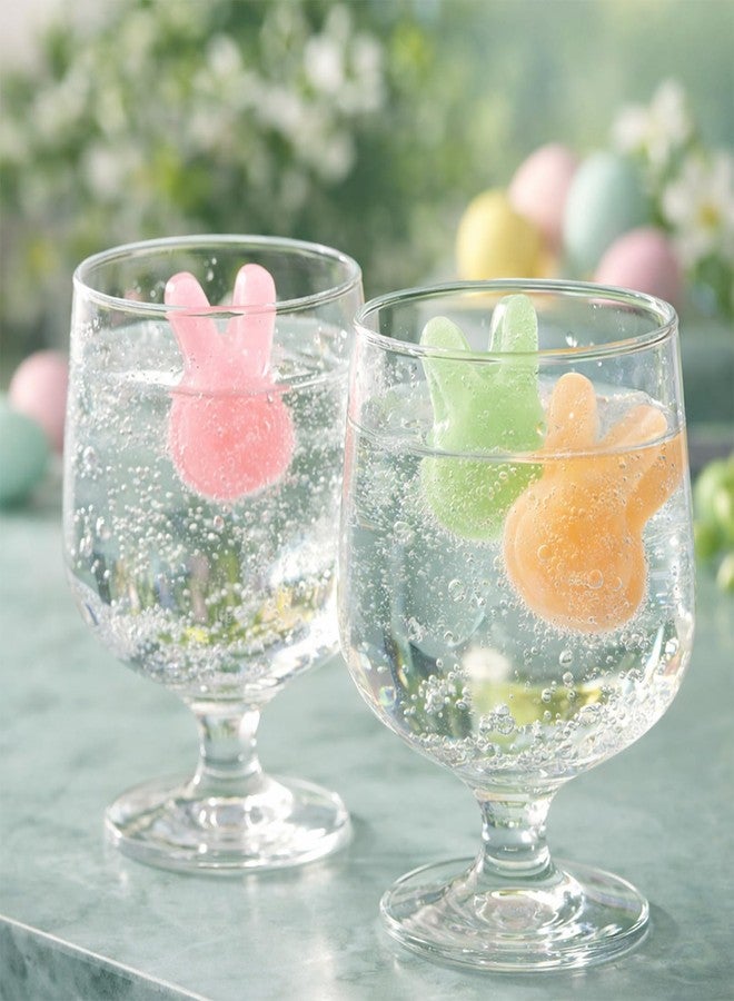 LLPMutu 2PCS Bunny Silicone Mold Easter Rabbit Silicone Mold Bunny Ice Cube Trays Easter 15 Cavity Bunny Chocolate Molds Silicone Easter Mold Easter Candy Mold for Chocolate Candy Ice Cube Wax Cupcake Decor - Image 3